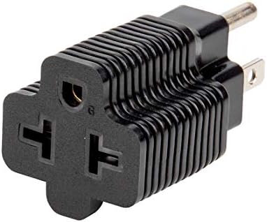 2 Pack [4-in-1] 15 AMP תקע AC משק בית למתאם BLADE 20 אמפר T, 5-15p עד 5-20R, 5-15p עד 6-15R, 5-15p